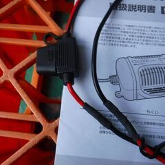 メルテックの充電器（PC-50）趣味のバイクに最適の画像