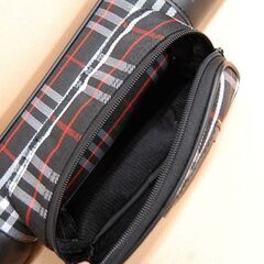 NORTHWAY SPORTS パークゴルフ用ケース PARK-PRO 全長92cm ブラック チェック柄系 外ファスナーポケット ノースウェイスポーツ 札幌市 清田区 平岡の画像