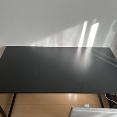 パソコンデスク:ブラックの画像