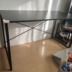 パソコンデスク:ブラックの画像