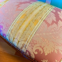 【お取引中】お譲りします❤️ロココ調 アンティーク風❤️クラシカル スツール❤️猫脚家具❤️JR伊丹駅前の画像