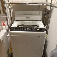 ランドリーラック　伸縮ステンレス洗濯機ラックの画像