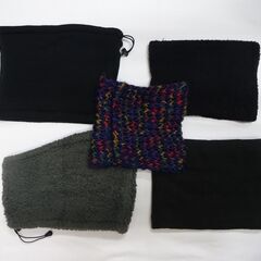 ( E-120 )ネックウォーマー５つまとめて セット まとめ売り チャンピオン ３Mなど マフラー 中古の画像