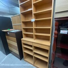 リサイクルショップどりーむ天保山店　No5170 棚　シェルフ　大型　本棚　用途色々🎵の画像