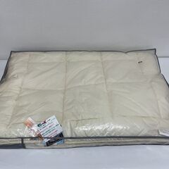 新品 合繊ふとん 四隅ゴム付き 敷パッドにもなる ベットマット・硬敷ふとん・マットレスの上に お昼寝に 布団 S－②の画像