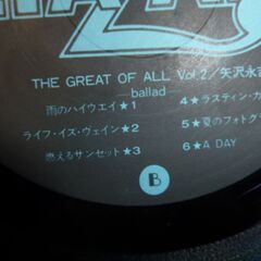 E.YAZAWA　　レコードの画像