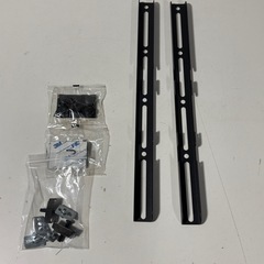 1homefurnit テレビスタンド 液晶テレビ台 壁寄せテレビスタンド 30-65インチ 耐荷重40Kg 棚板付きディスプレイスタンド ブラックの画像