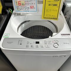 【ジャングルジャングル滋賀草津店】ジモティ来店特価!!　洗濯機　ｼｬｰﾌﾟ　ES-GE6GJ　2023　J-251299の画像