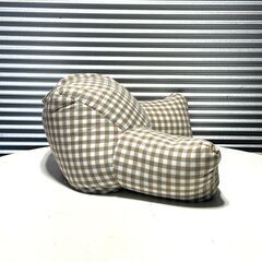 店頭引き渡し 中古 ニトリ レストクッション チェックH クッションの画像
