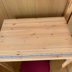 【お取り引き中】
無印　　学習机セットの画像