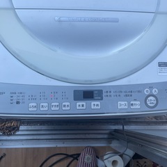 2020年シャープ製洗濯機の画像