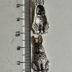 うさぎチャーム2個の画像