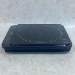 A8472【お買い得商品‼】YAMAZEN 山善 2023年製 IHコンロ IH調理器 電磁調理器 据え置き型  KS-IH22S-BKの画像