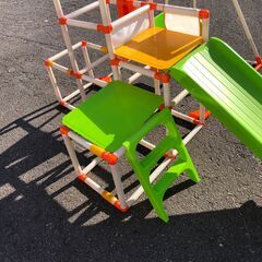 ■■820■折りたたみロングスロープキッズパーク2 ジャングルジム すべり台 ブランコ 玩具の画像