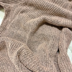 ロングニットワンピースの画像