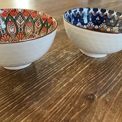 《2個セット》エスニック柄の小さめ小鉢の画像