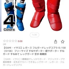 イサミ　レガース　キックボクシングの画像