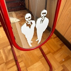 昭和レトロ　鏡　姿見　インテリアの画像