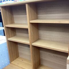 ✨bellemaison/ベルメゾン✨キャビネット✨天然木✨レンジボード✨本棚✨2727の画像