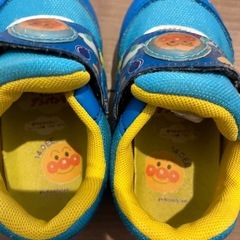 【やや使用感あり】アンパンマン14cm子供靴　　シューズの画像