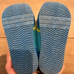 【やや使用感あり】アンパンマン14cm子供靴　　シューズの画像