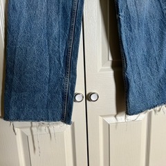 Zara ザラ ワイドデニム ハイライズの画像