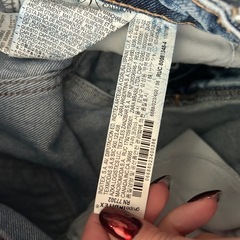 Zara ザラ ワイドデニム ハイライズの画像