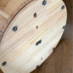 回転式本棚 コミックラック  木製  絵本棚 大容量　スリム 360°回転 ４段の画像