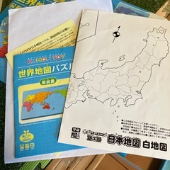 公文くもんの世界地図パズルの画像