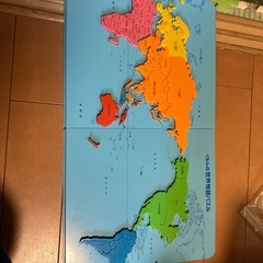 公文くもんの世界地図パズルの画像