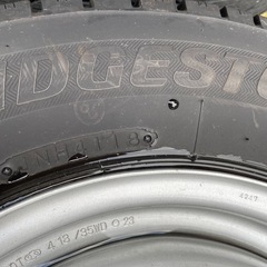 軽トラタイヤ（冬用）の画像