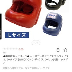 ヘッドギア　windy キックボクシングの画像
