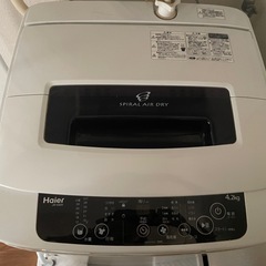 Haier(ハイアール) JW-K42H  4.2Kg 全自動洗濯機の画像