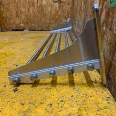 C(7764) 業務用 ステンレス パイプ棚 幅120cm 奥行25cm キッチン収納棚 吊り棚 水切棚 直接お引き取り歓迎 大阪の画像