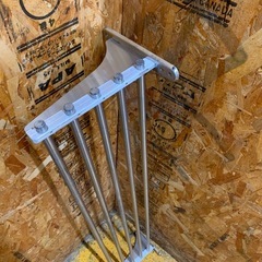 C(7764) 業務用 ステンレス パイプ棚 幅120cm 奥行25cm キッチン収納棚 吊り棚 水切棚 直接お引き取り歓迎 大阪の画像