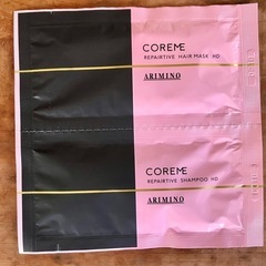コアミー　ARIMINO シャンプー&トリートメント5袋セット　旅行用の画像