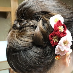 かんざし　髪飾り　→左２点セット　お振袖掲載中　おまとめ割引可の画像