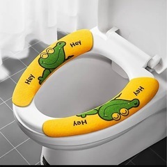 8枚セット 便座シート 猫とカエルデザイン
の画像
