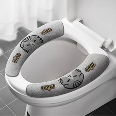 8枚セット 便座シート 猫とカエルデザイン
の画像