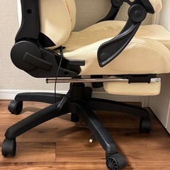 DOWINX ゲーミングチェア アイボリー/クリームの画像