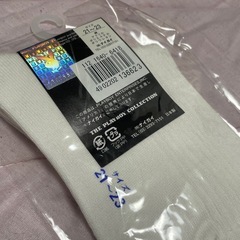 PLAYBOY プレイボーイ 靴下 ソックス 21~23cm ホワイト 白 刺繍の画像