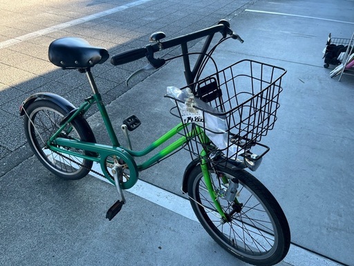 【完売御礼】【大人用】整備済中古自転車 ブリヂストン20型ベガス 緑色 <自転車のオオムラ 静岡店>