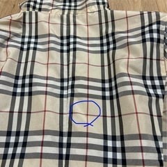 バーバリーブルーレーベル　リバーシブル　ジャケット　38サイズの画像