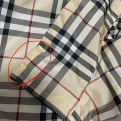 バーバリーブルーレーベル　リバーシブル　ジャケット　38サイズの画像