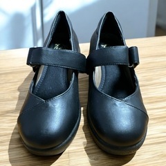 Meeklyミークリー AIR パンプス 22.5cm 4E Scroll 靴 快適 ブラックの画像