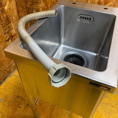 C(7765)マルゼン ステンレス 1槽 シンク W420D600H800 業務用 飲食店 店舗用 厨房機器 直接引き取りも歓迎 大阪の画像