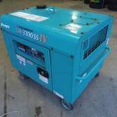 デンヨー DENYO インバーター ジェネレーター 発電機 DA-3100SS-IV 100V 50/60Hz ディーゼル 可動品 直接引取り限定 売切!!の画像