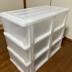 衣装ケース  収納ケース 3点セットの画像