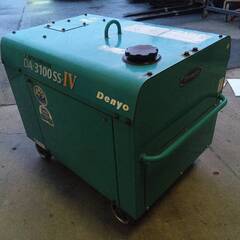 デンヨー DENYO インバーター ジェネレーター 発電機 DA-3100SS-IV 100V 50/60Hz ディーゼル 可動品 直接引取り限定 売切!!の画像