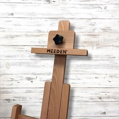 美品 MEEDEN 移動式木製イーゼルの画像